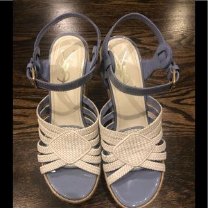 YSL wedges, brand new